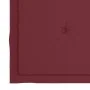 Garden chairs 8 units solid teak with burgundy cushions by , Garden chairs - Ref: Foro24-3072926, Price: 485,33 €, Discount: %