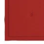 Sillas de jardín 4 uds madera maciza de teca con cojines rojos de , Sillas de jardín - Ref: Foro24-3073010, Precio: 599,76 €,...