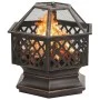 Rustic brazier with XXL steel poker 62x54x56 cm by vidaXL, Chimneys - Ref: Foro24-311887, Price: 143,49 €, Discount: %