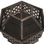 Rustikales Kohlenbecken mit XXL-Stahlschürhaken 62x54x56 cm von vidaXL, Kamine - Ref: Foro24-311887, Preis: 143,49 €, Rabatt: %
