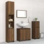 4-teiliges Badezimmermöbelset aus Eichenholz-Sperrholz in Braun. von , Badezimmermöbel - Ref: Foro24-3143930, Preis: 201,99 €...