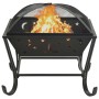 XXL-Stahlkohlenbecken mit Schürhaken 62 cm von vidaXL, Kamine - Ref: Foro24-311893, Preis: 88,33 €, Rabatt: %