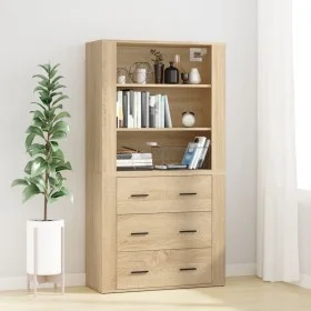 Hoher Schrank aus Sperrholz in Eichenholzfarbe. von , Sideboards - Ref: Foro24-3185394, Preis: 172,04 €, Rabatt: %