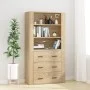 Hoher Schrank aus Sperrholz in Eichenholzfarbe. von , Sideboards - Ref: Foro24-3185394, Preis: 172,04 €, Rabatt: %