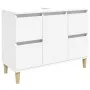 3-teiliges Badezimmermöbelset aus weißem Sperrholz von , Badezimmermöbel - Ref: Foro24-3185597, Preis: 208,28 €, Rabatt: %