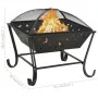 XXL steel brazier with poker 62 cm by vidaXL, Chimneys - Ref: Foro24-311893, Price: 89,76 €, Discount: %