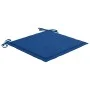 Gartenstühle 3 Stück Teakholz mit königsblauen Kissen von , Gartenstühle - Ref: Foro24-3062524, Preis: 241,88 €, Rabatt: %