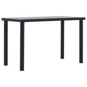Esstisch aus schwarzem MDF und grauem Betonoptik 120x60x75 cm von , Küchen- und Esstische - Ref: Foro24-281857, Preis: 128,74...