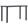 Esstisch aus schwarzem MDF und grauem Betonoptik 120x60x75 cm von , Küchen- und Esstische - Ref: Foro24-281857, Preis: 128,74...