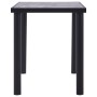 Esstisch aus schwarzem MDF und grauem Betonoptik 120x60x75 cm von , Küchen- und Esstische - Ref: Foro24-281857, Preis: 128,74...