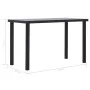 Esstisch aus schwarzem MDF und grauem Betonoptik 120x60x75 cm von , Küchen- und Esstische - Ref: Foro24-281857, Preis: 118,13...