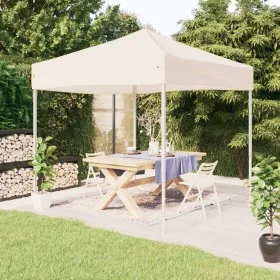 Folding cream-colored party tent 3x3 m by , Tents and gazebos - Ref: Foro24-93515, Price: 91,38 €, Discount: %