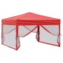 Faltbares Partyzelt mit roten Seitenwänden 3x3 m. von , Zelte und Pavillons - Ref: Foro24-93534, Preis: 131,48 €, Rabatt: %