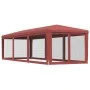 Party tent with 8 red HDPE mesh walls 3x9 m by , Tents and gazebos - Ref: Foro24-319245, Price: 160,97 €, Discount: %