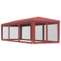 Partyzelt mit 8 Wänden aus rotem HDPE-Netzstoff, 3x9 m. von , Zelte und Pavillons - Ref: Foro24-319245, Preis: 163,04 €, Raba...