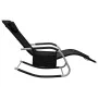 Tumbona de textilene negro y gris de vidaXL, Tumbonas - Ref: Foro24-310505, Precio: 109,03 €, Descuento: %