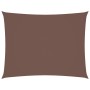 Rectangular brown Oxford fabric sail shade 4x6 m by , Umbrellas - Ref: Foro24-135822, Price: 75,21 €, Discount: %