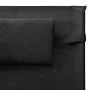 Tumbona de textilene negro y gris de vidaXL, Tumbonas - Ref: Foro24-310505, Precio: 109,03 €, Descuento: %