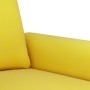 Three-piece velvet yellow sofa set with cushions by , Sofas - Ref: Foro24-3202286, Price: 559,55 €, Discount: %