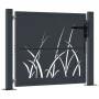 Gartentor aus anthrazitgrauem Stahl mit Grasdesign, 105x105 cm. von , Gartentore - Ref: Foro24-153167, Preis: 266,27 €, Rabat...