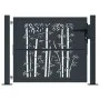 Gartentor aus anthrazitgrauem Stahl im Bambusdesign, 105x80 cm. von , Gartentore - Ref: Foro24-153178, Preis: 162,30 €, Rabat...