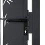 Puerta de jardín acero gris antracita diseño bambú 105x80 cm de , Puertas de jardín - Ref: Foro24-153178, Precio: 162,27 €, D...