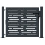 Anthracite grey square design garden gate made of steel, 105x80 cm. by , garden gates - Ref: Foro24-153190, Price: 164,61 €, ...