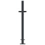 Anthracite grey square design garden gate made of steel, 105x80 cm. by , garden gates - Ref: Foro24-153190, Price: 164,61 €, ...
