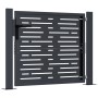 Anthracite grey square design garden gate made of steel, 105x80 cm. by , garden gates - Ref: Foro24-153190, Price: 164,61 €, ...