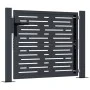 Anthracite grey square design garden gate made of steel, 105x80 cm. by , garden gates - Ref: Foro24-153190, Price: 156,20 €, ...