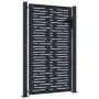 Anthracite grey square design garden gate made of steel, 105x130cm. by , garden gates - Ref: Foro24-153192, Price: 223,41 €, ...
