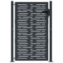 Anthracite grey square design garden gate made of steel, 105x130cm. by , garden gates - Ref: Foro24-153192, Price: 223,41 €, ...
