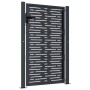 Anthracite grey square design garden gate made of steel, 105x130cm. by , garden gates - Ref: Foro24-153192, Price: 223,41 €, ...