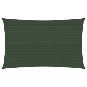 Dark green HDPE sail shade 160 g/m² 3.5x5 m by , Umbrellas - Ref: Foro24-311462, Price: 42,76 €, Discount: %