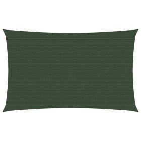 Toldo de vela verde oscuro HDPE 160 g/m² 3,5x5 m de , Sombrillas - Ref: Foro24-311462, Precio: 41,06 €, Descuento: %