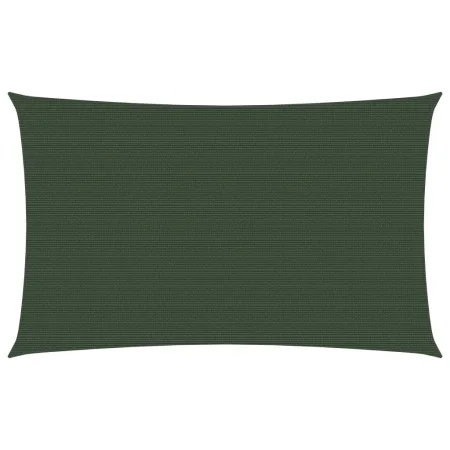 Dark green HDPE sail shade 160 g/m² 3.5x5 m by , Umbrellas - Ref: Foro24-311462, Price: 42,76 €, Discount: %