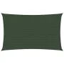 Dark green HDPE sail shade 160 g/m² 3.5x5 m by , Umbrellas - Ref: Foro24-311462, Price: 42,76 €, Discount: %