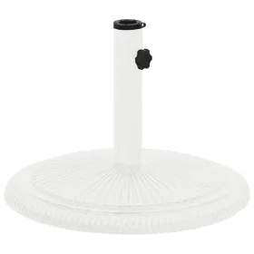 Weißer gusseiserner Sonnenschirmständer 45x45x30 cm von , Schirmständer - Ref: Foro24-317770, Preis: 76,48 €, Rabatt: %