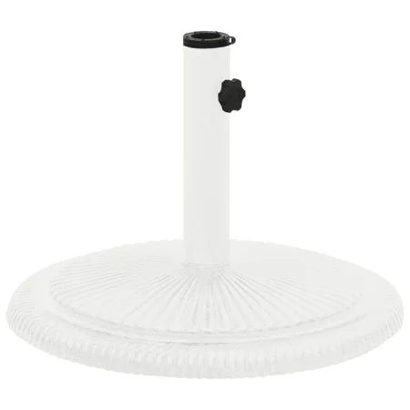 Weißer gusseiserner Sonnenschirmständer 45x45x30 cm von , Schirmständer - Ref: Foro24-317770, Preis: 76,48 €, Rabatt: %
