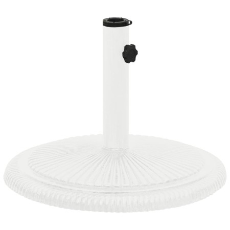 Weißer gusseiserner Sonnenschirmständer 45x45x30 cm von , Schirmständer - Ref: Foro24-317770, Preis: 82,12 €, Rabatt: %