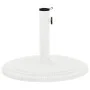 Weißer gusseiserner Sonnenschirmständer 45x45x30 cm von , Schirmständer - Ref: Foro24-317770, Preis: 76,48 €, Rabatt: %