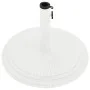 Weißer gusseiserner Sonnenschirmständer 45x45x30 cm von , Schirmständer - Ref: Foro24-317770, Preis: 76,48 €, Rabatt: %