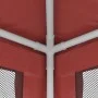 Party tent with 4 red HDPE mesh walls 3x3 m by , Tents and gazebos - Ref: Foro24-319230, Price: 91,28 €, Discount: %