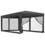 Party tent with 6 walls made of anthracite gray HDPE mesh, 3x6 m. by , Tents and gazebos - Ref: Foro24-319239, Price: 136,66 ...