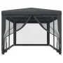 Party tent with 6 walls made of anthracite gray HDPE mesh, 3x6 m. by , Tents and gazebos - Ref: Foro24-319239, Price: 136,66 ...