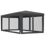 Party tent with 6 walls made of anthracite gray HDPE mesh, 3x6 m. by , Tents and gazebos - Ref: Foro24-319239, Price: 136,66 ...