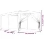 Party tent with 6 walls made of anthracite gray HDPE mesh, 3x6 m. by , Tents and gazebos - Ref: Foro24-319239, Price: 136,66 ...