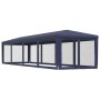 Partyzelt mit 10 blauen HDPE-Mesh-Wänden 3x12 m. von , Zelte und Pavillons - Ref: Foro24-319247, Preis: 209,83 €, Rabatt: %