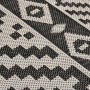 Außenteppich mit flachem Gewebe, schwarzen Streifen, 120x170 cm. von , Teppiche - Ref: Foro24-340851, Preis: 37,45 €, Rabatt: %