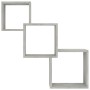 Wall-mounted cube shelf made of gray concrete engineered wood, measuring 68x15x68 cm. by , Shelves and shelves - Ref: Foro24-...